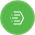 Green circular icon with white forward-moving arrow, symbolizing AI-driven strategy and momentum
